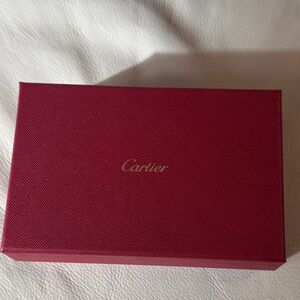 Cartier Gift Box with Gold Logo